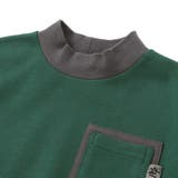 配色モックネックトレーナー(95~150cm) | BeBe Petits Pois Vert | 詳細画像12 