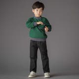 配色モックネックトレーナー(95~150cm) | BeBe Petits Pois Vert | 詳細画像7 