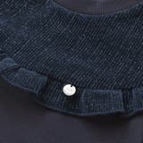 ラメ起毛切り替え裏毛トレーナー(95~150cm) | BeBe Petits Pois Vert | 詳細画像9 