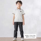 編立リブ鹿の子半袖ポロシャツ(95~150cm) | BeBe Petits Pois Vert | 詳細画像2 