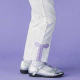 裾リボンスリット入りデニムパンツ(95~160cm) | BeBe Petits Pois Vert | 詳細画像5 