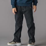 ブラック | タック加工ストレッチデニム(95~160cm) | BeBe Petits Pois Vert