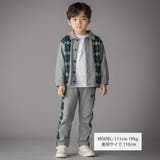 【お揃い】アーガイル+裏毛切り替えパンツ(95~160cm) | BeBe Petits Pois Vert | 詳細画像5 