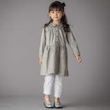 サイドチュールリボンリブパンツ(95~150cm) | BeBe Petits Pois Vert | 詳細画像3 