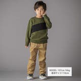 ウエストタブデザインコーデュロイロングパンツ(95~160cm) | BeBe Petits Pois Vert | 詳細画像3