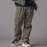 グリーン | ウエストタブデザインコーデュロイロングパンツ(95~160cm) | BeBe Petits Pois Vert