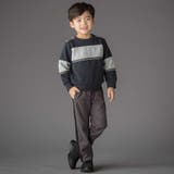 サイドテープ起毛ニットロングパンツ(95~150cm) | BeBe Petits Pois Vert | 詳細画像8 