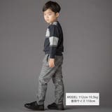 グレンチェック起毛ストレートパンツ(95~150cm) | BeBe Petits Pois Vert | 詳細画像2