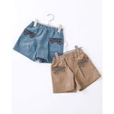 コールテン リボン付き ショートパンツ(95~150cm) | BeBe Petits Pois Vert | 詳細画像8