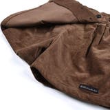 コーデュロイ ラップスカート 風 ショートパンツ (95~150cm) | BeBe Petits Pois Vert | 詳細画像12 