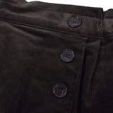 コーデュロイ ラップスカート 風 ショートパンツ (95~150cm) | BeBe Petits Pois Vert | 詳細画像17 