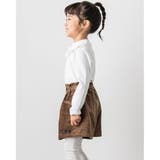 コーデュロイ ラップスカート 風 ショートパンツ (95~150cm) | BeBe Petits Pois Vert | 詳細画像5 