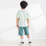 ストライプダンガリーハーフパンツ(95~150cm) | BeBe Petits Pois Vert | 詳細画像3