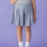 グレー系 | ツイード風ランダムタックキュロットパンツ(95~150cm) | BeBe Petits Pois Vert