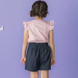 裾ダブルウエストバンドキュロットパンツ(95~160cm) | BeBe Petits Pois Vert | 詳細画像8