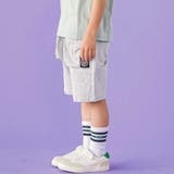 ストレッチカラーデニムアウトポケットハーフパンツ(95~150cm) | BeBe Petits Pois Vert | 詳細画像4 