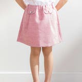 ピンク系 | カラフルツイードキュロット(95~150cm) | BeBe Petits Pois Vert