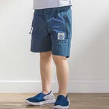 ブルー | 【撥水】メッシュポケットハーフパンツ(95~150cm) | BeBe Petits Pois Vert