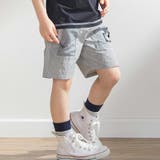グレー | 【撥水】メッシュポケットハーフパンツ(95~150cm) | BeBe Petits Pois Vert