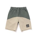 斜めカットソー布帛切り替え5分丈パンツ(95~160cm) | BeBe Petits Pois Vert | 詳細画像11