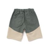 斜めカットソー布帛切り替え5分丈パンツ(95~160cm) | BeBe Petits Pois Vert | 詳細画像12