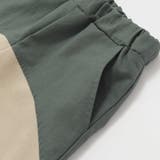 斜めカットソー布帛切り替え5分丈パンツ(95~160cm) | BeBe Petits Pois Vert | 詳細画像14