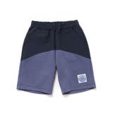 斜めカットソー布帛切り替え5分丈パンツ(95~160cm) | BeBe Petits Pois Vert | 詳細画像9