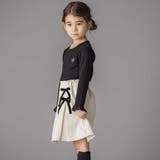 ラップスカート風リボンキュロットパンツ(100~150cm) | BeBe Petits Pois Vert | 詳細画像5