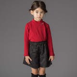 【お揃い】花柄ジャガードキュロットパンツ(100~150cm) | BeBe Petits Pois Vert | 詳細画像3