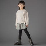 【お揃い】花柄ジャガードキュロットパンツ(100~150cm) | BeBe Petits Pois Vert | 詳細画像4