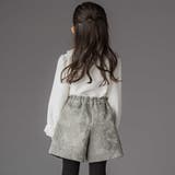 【お揃い】花柄ジャガードキュロットパンツ(100~150cm) | BeBe Petits Pois Vert | 詳細画像6