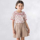 サイドタックキュロットパンツ(100~150cm) | BeBe Petits Pois Vert | 詳細画像3 