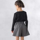 サイドタックキュロットパンツ(100~150cm) | BeBe Petits Pois Vert | 詳細画像7 