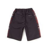 【お揃い】タフタ+チェック切り替えハーフパンツ(95~150cm) | BeBe Petits Pois Vert | 詳細画像11 