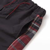 【お揃い】タフタ+チェック切り替えハーフパンツ(95~150cm) | BeBe Petits Pois Vert | 詳細画像14 