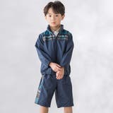 【お揃い】タフタ+チェック切り替えハーフパンツ(95~150cm) | BeBe Petits Pois Vert | 詳細画像3 