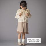 センタープリーツラメオーガンジー切り替えスカート(100~160cm) | BeBe Petits Pois Vert | 詳細画像2 