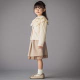 センタープリーツラメオーガンジー切り替えスカート(100~160cm) | BeBe Petits Pois Vert | 詳細画像3 