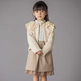 センタープリーツラメオーガンジー切り替えスカート(100~160cm) | BeBe Petits Pois Vert | 詳細画像4 