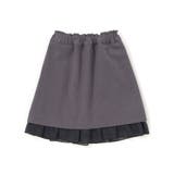 センタープリーツラメオーガンジー切り替えスカート(100~160cm) | BeBe Petits Pois Vert | 詳細画像8 