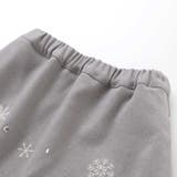 雪刺しゅう+ラインストーンスカート(100~150cm) | BeBe Petits Pois Vert | 詳細画像8