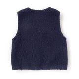 花モチーフシープボアベスト(95~150cm) | BeBe Petits Pois Vert | 詳細画像11