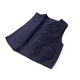 花モチーフシープボアベスト(95~150cm) | BeBe Petits Pois Vert | 詳細画像17