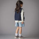 花モチーフシープボアベスト(95~150cm) | BeBe Petits Pois Vert | 詳細画像6