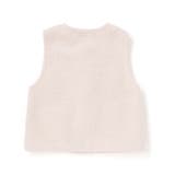 花モチーフシープボアベスト(95~150cm) | BeBe Petits Pois Vert | 詳細画像9