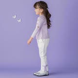 ハートくり抜き刺しゅう長袖Tシャツ(95~160cm) | BeBe Petits Pois Vert | 詳細画像5 