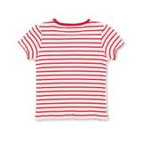 リブボーダーリボンポイントTシャツ(95~150cm) | BeBe Petits Pois Vert | 詳細画像10 