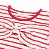 リブボーダーリボンポイントTシャツ(95~150cm) | BeBe Petits Pois Vert | 詳細画像11 