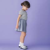 リブボーダーリボンポイントTシャツ(95~150cm) | BeBe Petits Pois Vert | 詳細画像5 