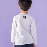 刺しゅう風プリント入り長袖Tシャツ(95~150cm) | BeBe Petits Pois Vert | 詳細画像4 